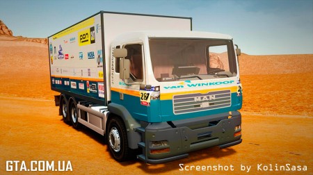 MAN TGS 18.480 GINAF Dakar Service Truck